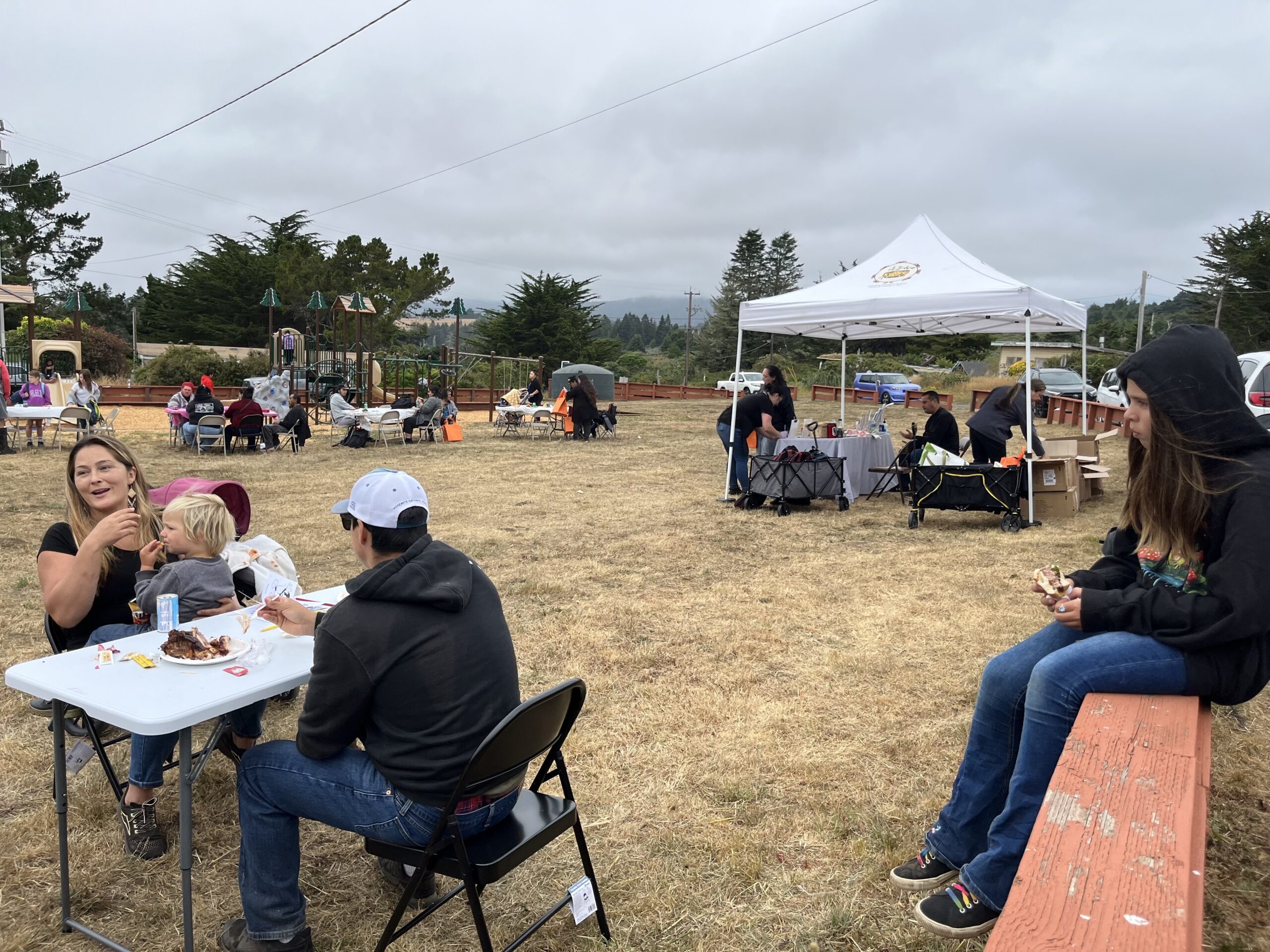 Back to school event by MPA Pomo Tribe.